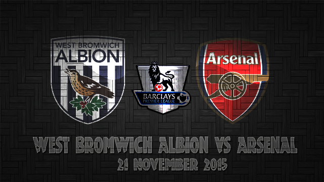 Prediksi Bola West Bromwich Albion vs Arsenal 21 November 2015